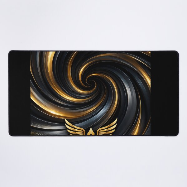 Item preview, Luxury Gold Black Spiral Swirl Pawarmogiyaji designed and sold by Pawar1999.