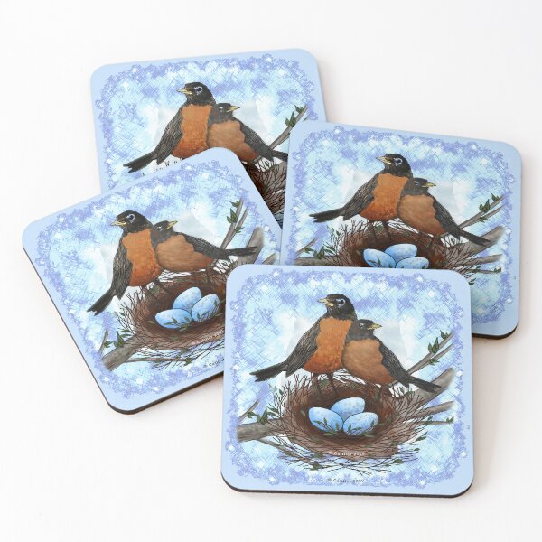 Item preview, Nesting Robins  designed and sold by artmuvz.