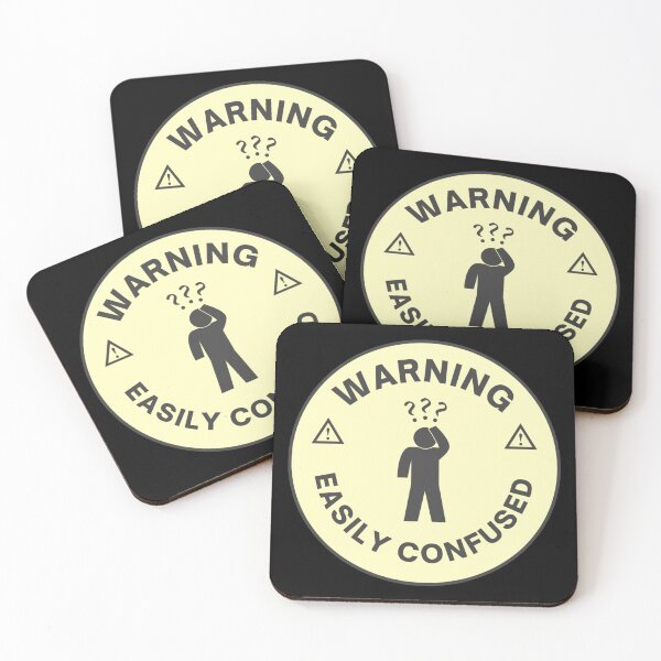 Item preview, Warning I'm Easily Confused designed and sold by Nol1ytv.