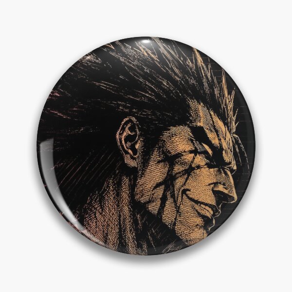 Item preview, Zaraki | Dark Samurai Warrior Portrait – Japanese Manga Ink Art, Fierce Anime Inspired Battle Aesthetic designed and sold by Dyan4.