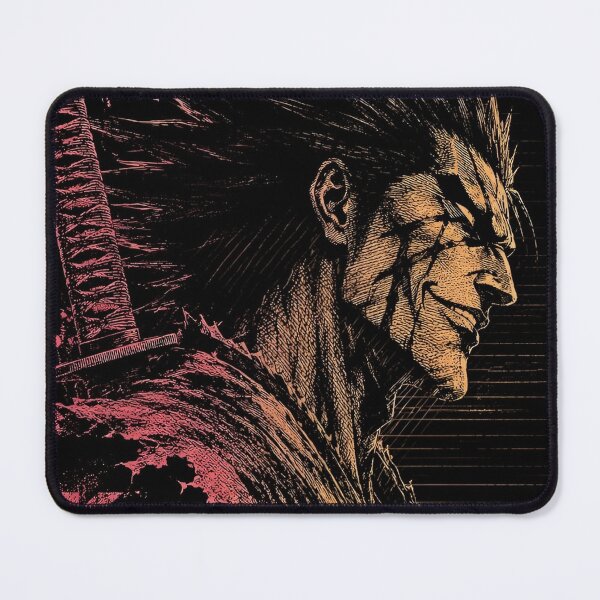 Item preview, Zaraki | Dark Samurai Warrior Portrait – Japanese Manga Ink Art, Fierce Anime Inspired Battle Aesthetic designed and sold by Dyan4.