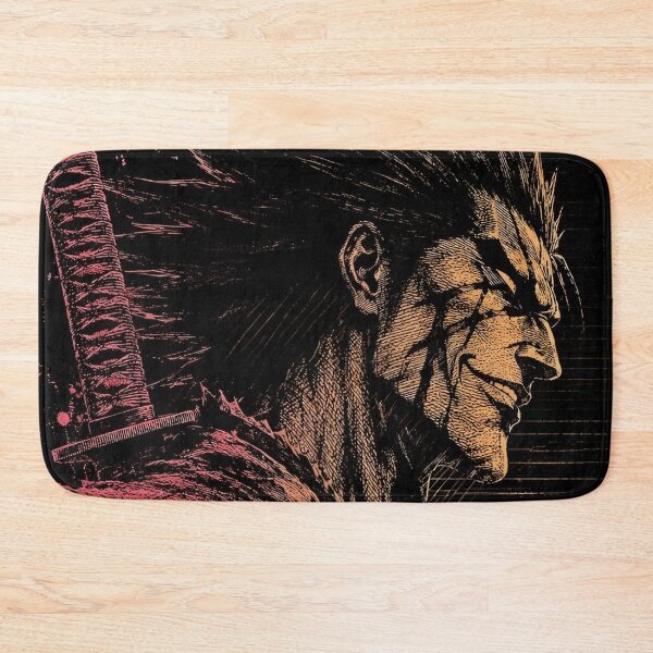 Item preview, Zaraki | Dark Samurai Warrior Portrait – Japanese Manga Ink Art, Fierce Anime Inspired Battle Aesthetic designed and sold by Dyan4.