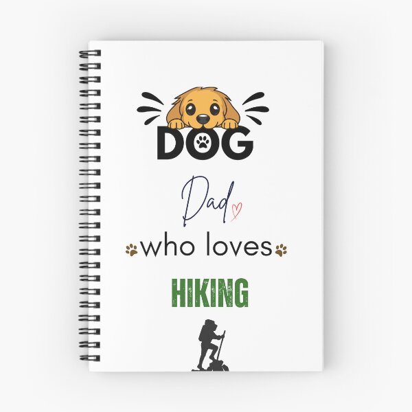 Item preview, Dog Dad Who Loves Hiking designed and sold by PawFitt.