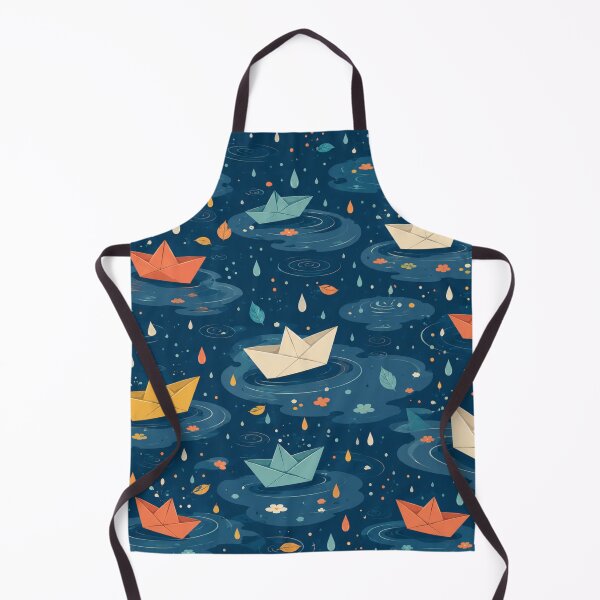 Item preview, Rainy Day Paper Boat Pattern designed and sold by Kooyana04.