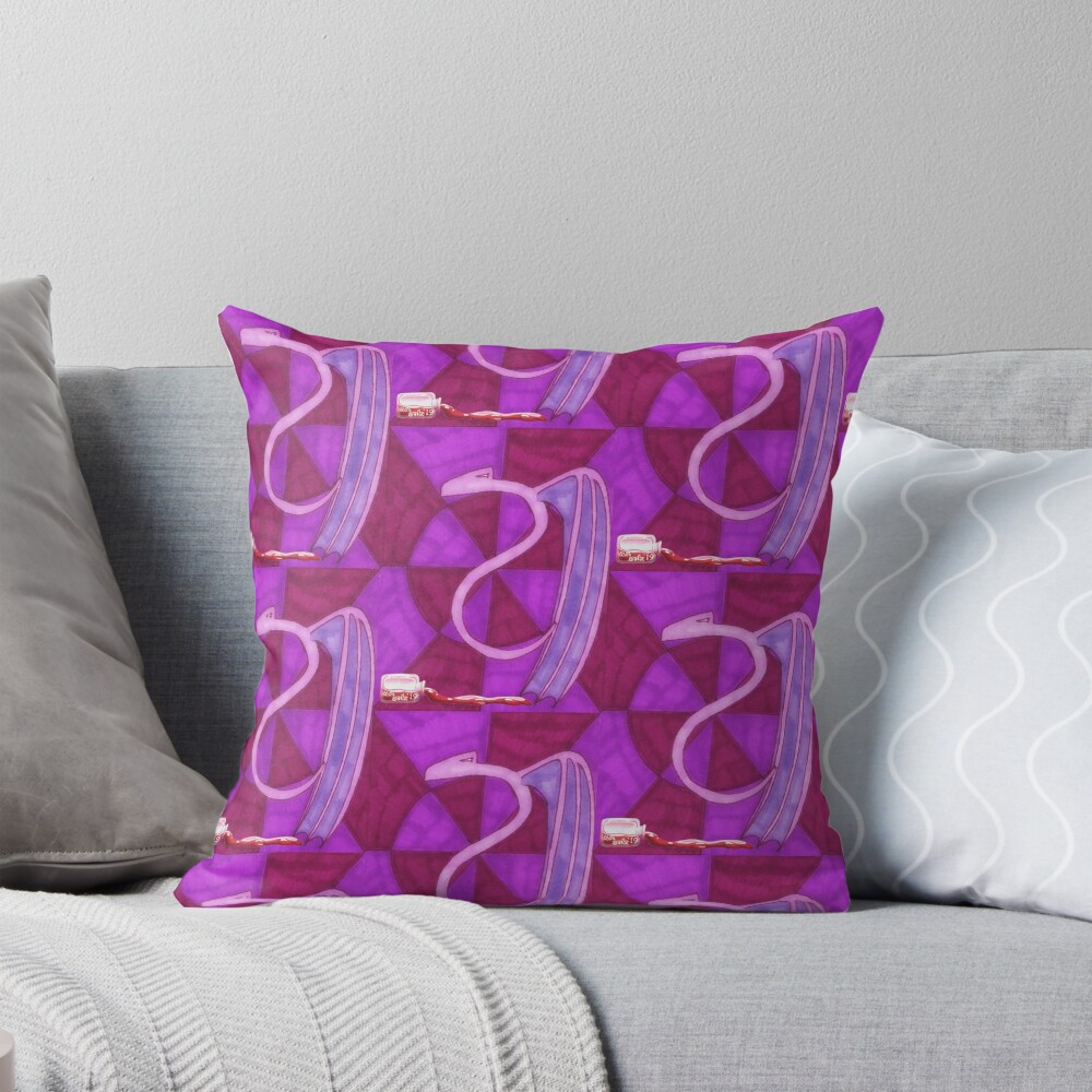 Item preview, Throw Pillow designed and sold by A-P-Ink.