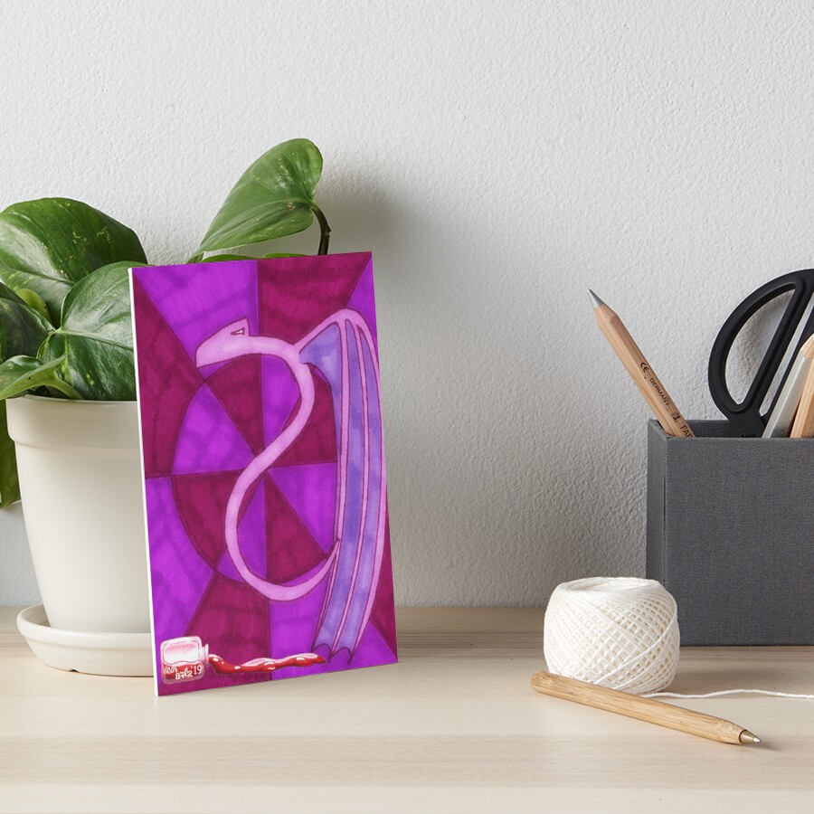 Item preview, Art Board Print designed and sold by A-P-Ink.