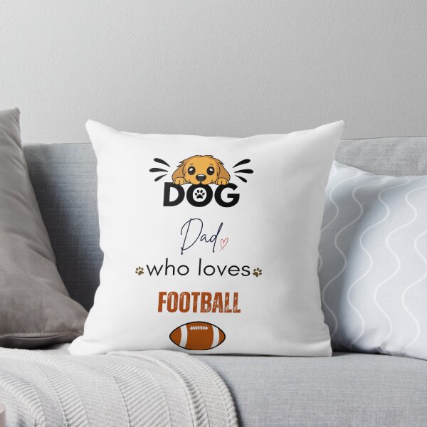 Item preview, Dog Dad Who Loves Football (US) designed and sold by PawFitt.