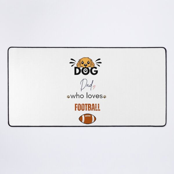 Item preview, Dog Dad Who Loves Football (US) designed and sold by PawFitt.