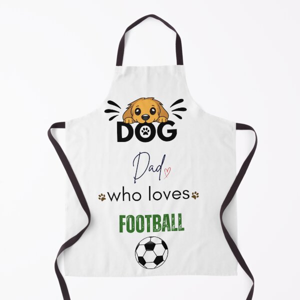 Item preview, Dog Dad Who Loves Football designed and sold by PawFitt.