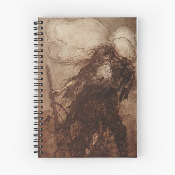 Item preview, Arthur Rackham vintage illustration - Rip Van Winkle designed and sold by Vintage Designs +.