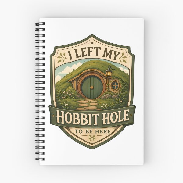 Item preview, I Left My Hobbit Hole To Be Here designed and sold by FrontierCosmic.