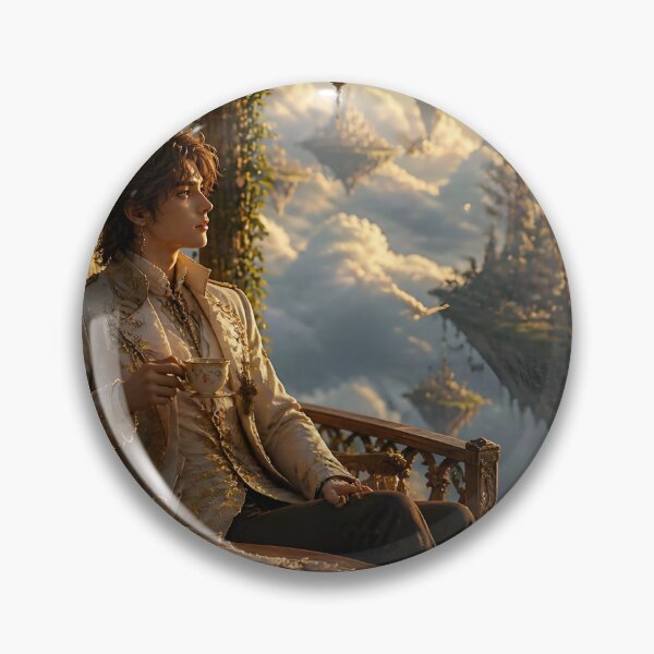 Item preview, Fairy in Floating Tea Pavilion Above Clouds designed and sold by sigmaartstudio.