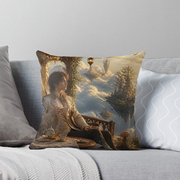 Item preview, Fairy in Floating Tea Pavilion Above Clouds designed and sold by sigmaartstudio.