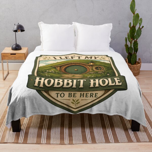 Item preview, I Left My Hobbit Hole To Be Here designed and sold by FrontierCosmic.