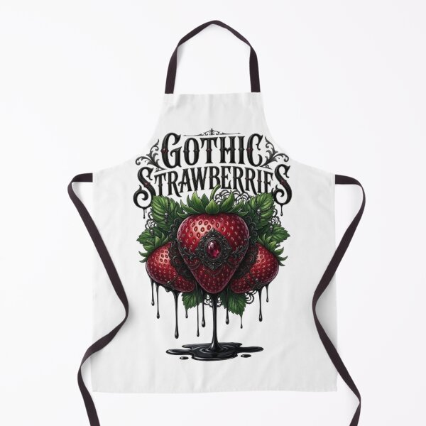 Item preview, Gothic Strawberries – Victorian Strawberry Dark Fashion T-Shirt designed and sold by Antik by Schulz.