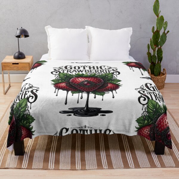 Item preview, Gothic Strawberries – Victorian Strawberry Dark Fashion T-Shirt designed and sold by Antik by Schulz.
