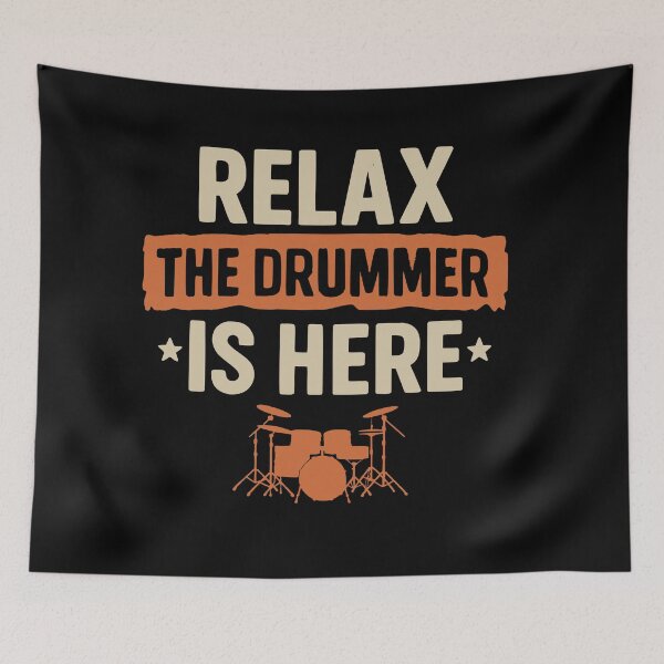Item preview, drummer funny drums quote designed and sold by kiakuki.