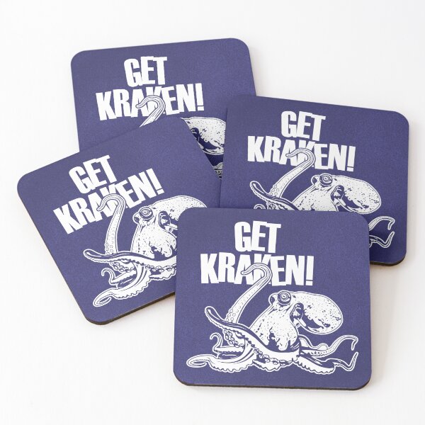 Item preview, Get Kraken! (White Print) designed and sold by GritFX.