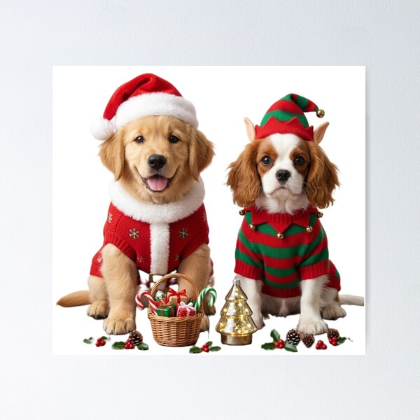 Item preview, Dogs Christmas designed and sold by InkShiftLabs.