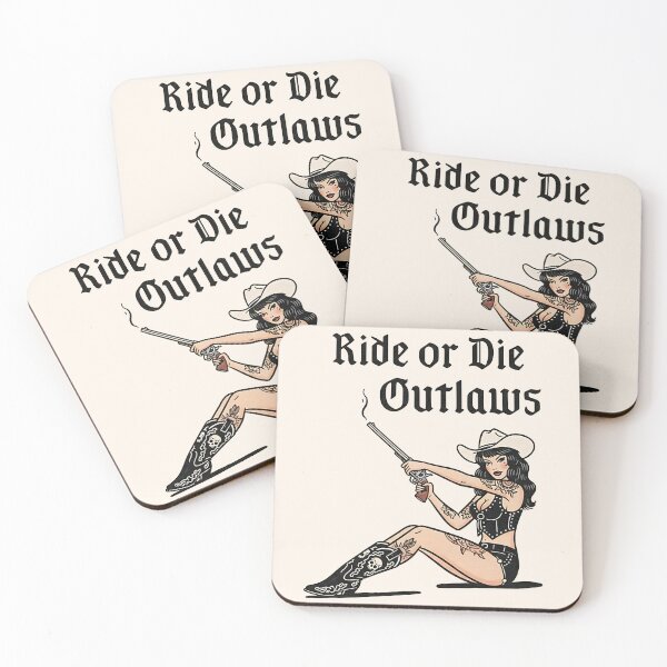 Item preview, Vintage Cowgirl Ride Or Die Outlaws designed and sold by legendaryskins.