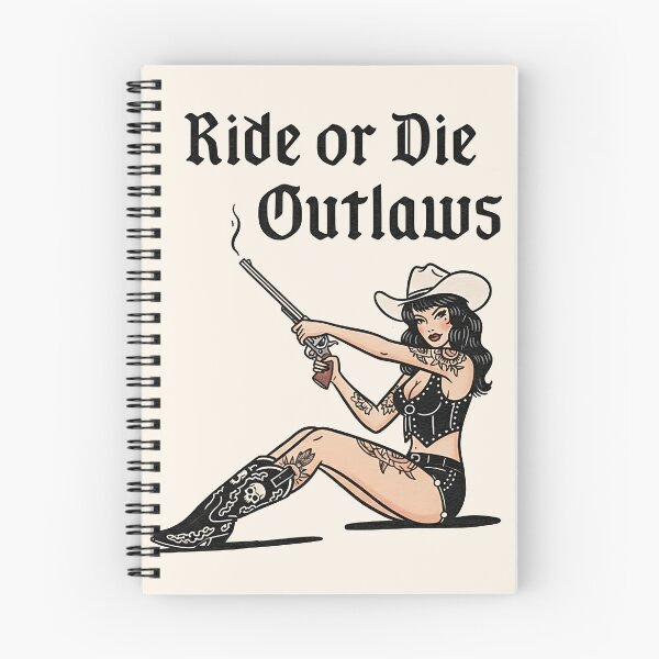 Item preview, Vintage Cowgirl Ride Or Die Outlaws designed and sold by legendaryskins.