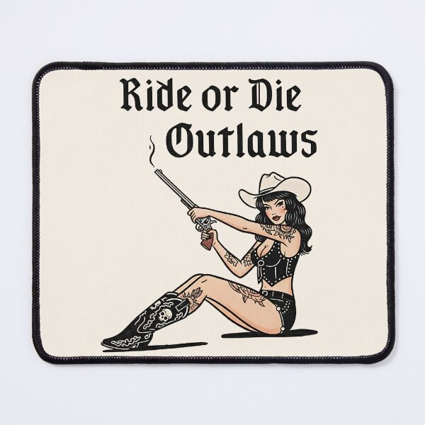 Item preview, Vintage Cowgirl Ride Or Die Outlaws designed and sold by legendaryskins.
