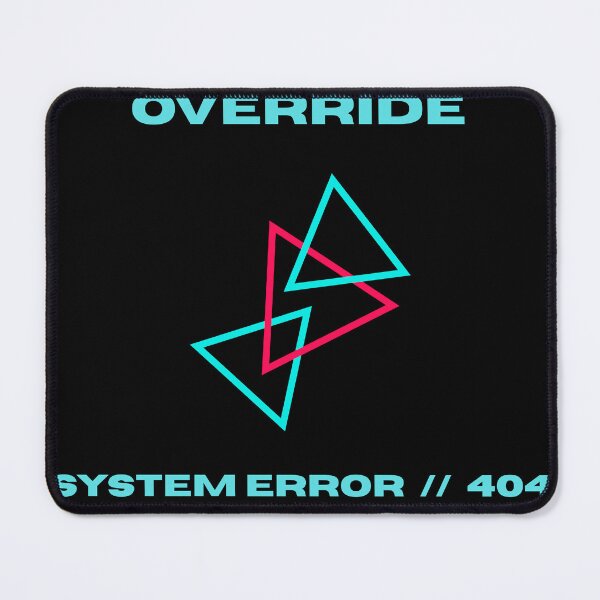 Item preview, Override System Error Cyberpunk Aesthetic Graphic designed and sold by RoyalPrime.