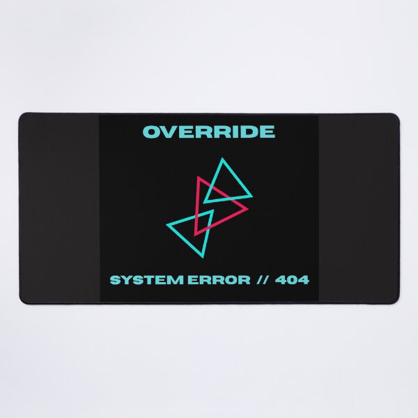 Item preview, Override System Error Cyberpunk Aesthetic Graphic designed and sold by RoyalPrime.
