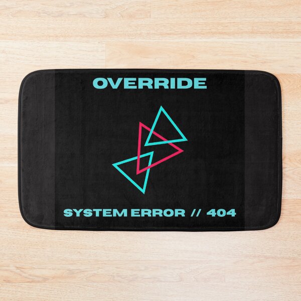 Item preview, Override System Error Cyberpunk Aesthetic Graphic designed and sold by RoyalPrime.