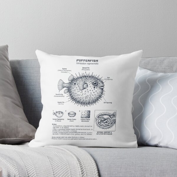 Item preview, Pufferfish Scientific Anatomy Biology Animal Lover designed and sold by dian-rody-crest.