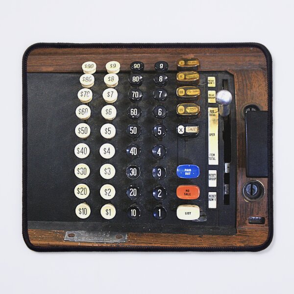 Item preview, Cash Register Keyboard of the Past designed and sold by WHBPhotoArt.