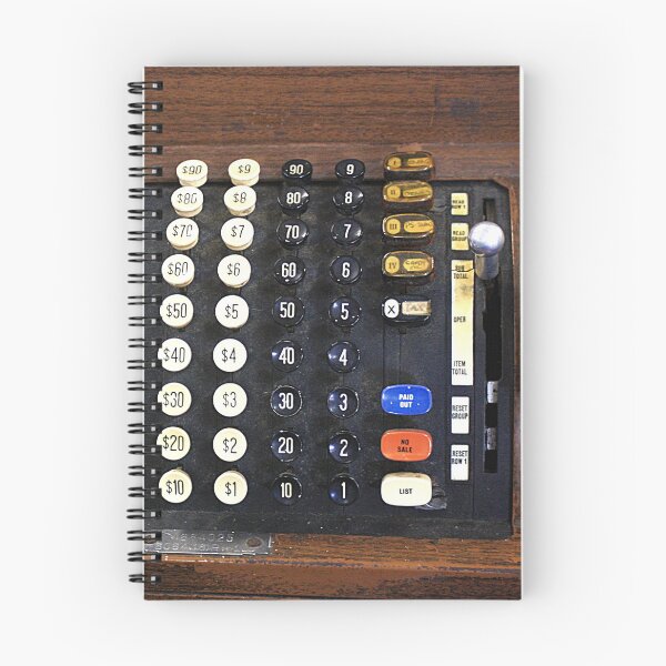 Item preview, Cash Register Keyboard of the Past designed and sold by WHBPhotoArt.