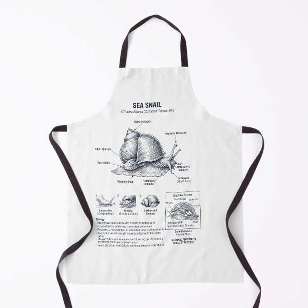 Item preview, Sea Snail Scientific Anatomy Biology Animal Lover designed and sold by dian-rody-crest.
