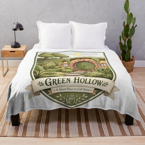 Item preview, Bag End Landscape designed and sold by FrontierCosmic.