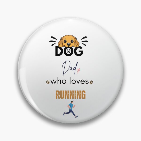 Item preview, Dog Dad Who Loves Running designed and sold by PawFitt.