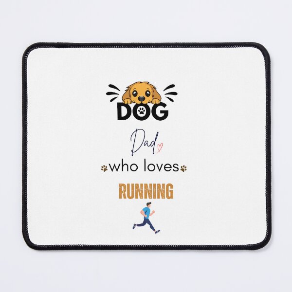 Item preview, Dog Dad Who Loves Running designed and sold by PawFitt.