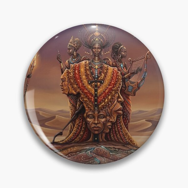 Item preview, Mother Africa and the Nine Voices  designed and sold by Brown Symphony Art.