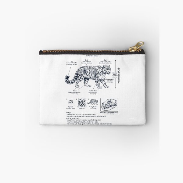 Item preview, Snow Leopard Scientific Anatomy Biology Animal Lover designed and sold by dian-rody-crest.