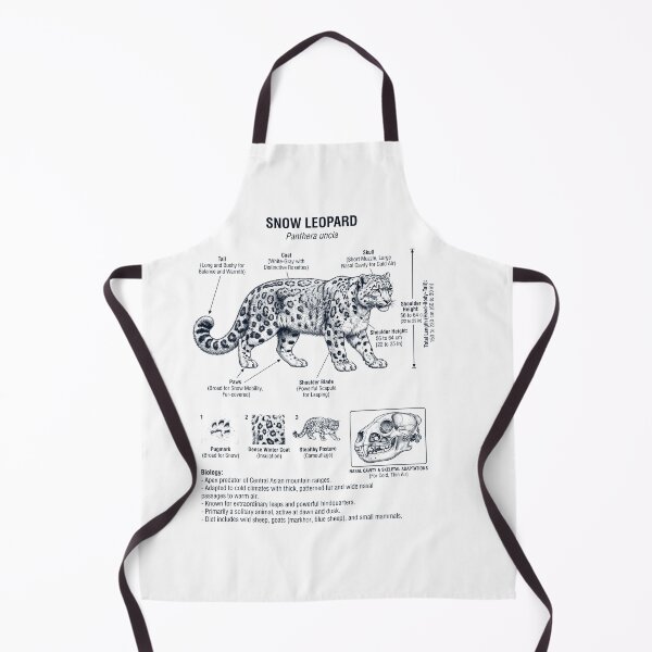 Item preview, Snow Leopard Scientific Anatomy Biology Animal Lover designed and sold by dian-rody-crest.