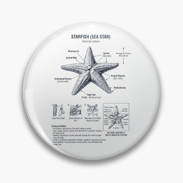 Item preview, Starfish Scientific Anatomy Biology Animal Lover designed and sold by dian-rody-crest.