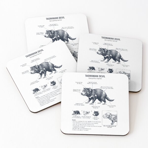 Item preview, Tasmanian Scientific Anatomy Biology Animal Lover designed and sold by dian-rody-crest.