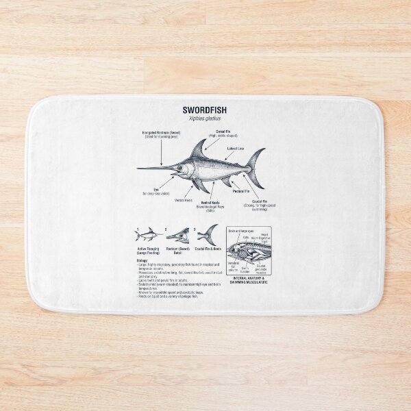 Item preview, Swordfish Scientific Anatomy Biology Animal Lover designed and sold by dian-rody-crest.