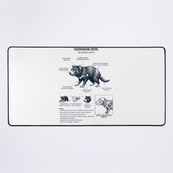 Item preview, Tasmanian Scientific Anatomy Biology Animal Lover designed and sold by dian-rody-crest.