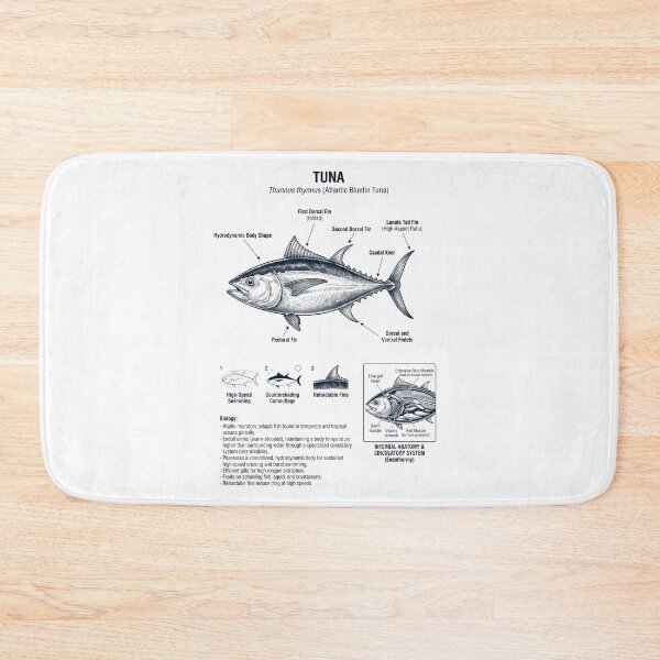 Item preview, Tuna Scientific Anatomy Biology Animal Lover designed and sold by dian-rody-crest.