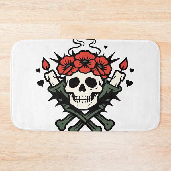 Item preview, Floral Crown Skull  designed and sold by SugarCore.