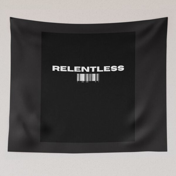 Item preview, Relentless Barcode Typography Minimalist Streetwear Graphic designed and sold by RoyalPrime.