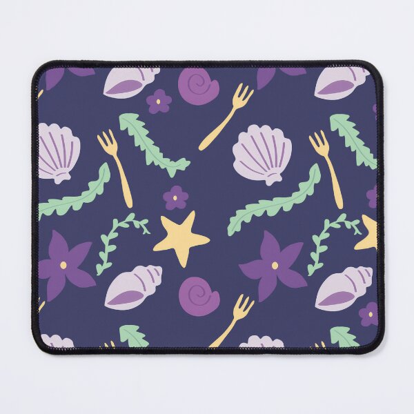 Item preview, Aesthetic marine pattern – Seashells and seaweed designed and sold by ZuriRetroPrints.