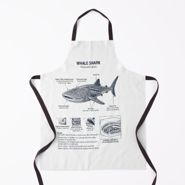 Item preview, Whale Shark Scientific Anatomy Marine Biology Animal Lover designed and sold by dian-rody-crest.