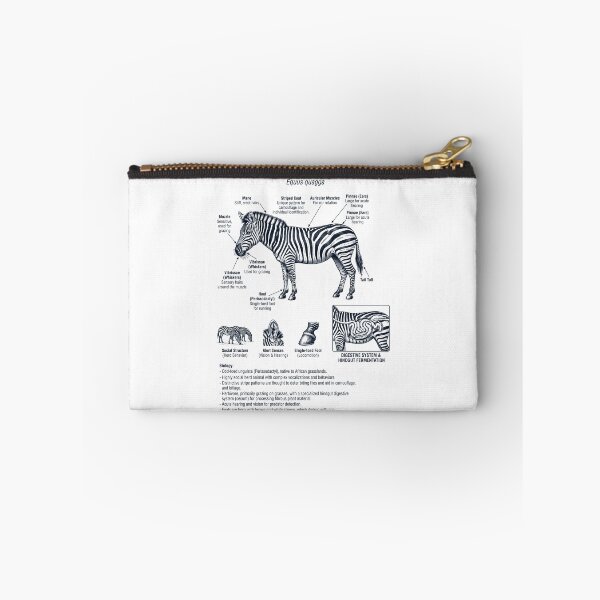Item preview, Zebra Scientific Anatomy Biology Animal Lover designed and sold by dian-rody-crest.