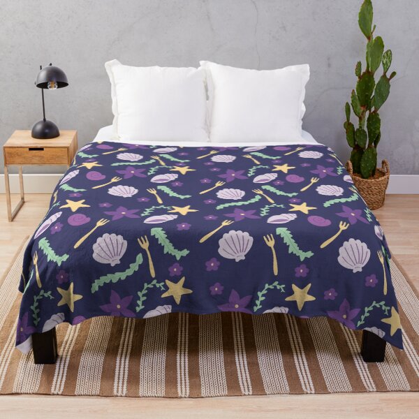 Item preview, Aesthetic marine pattern – Seashells and seaweed designed and sold by ZuriRetroPrints.
